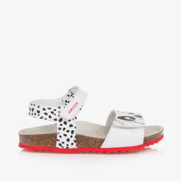 Geox-Белые сандалии Disney 101 Далматинец для девочек | Childrensalon Outlet