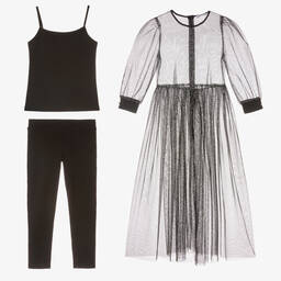 Giamo-Girls Dress & Leggings Set | Childrensalon Outlet