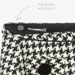 Giamo-Girls Houndstooth Skirt | Childrensalon Outlet