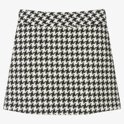 Giamo-Girls Houndstooth Skirt | Childrensalon Outlet