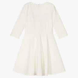 Giamo-Girls Ivory Crêpe Dress | Childrensalon Outlet