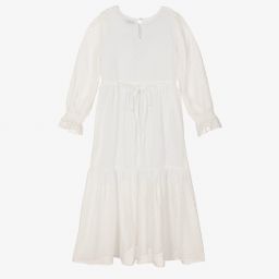 Giamo-Girls Ivory Maxi Dress | Childrensalon Outlet