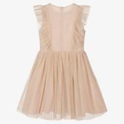 Giamo-Girls Pink Tulle Dress | Childrensalon Outlet