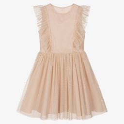 Giamo-Girls Pink Tulle Dress | Childrensalon Outlet