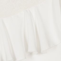 Giamo-Girls White Chiffon Blouse | Childrensalon Outlet