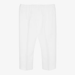 Giamо-Белые брюки для девочек | Childrensalon Outlet