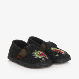 Giesswein-Серые шерстяные тапочки для мальчиков | Childrensalon Outlet