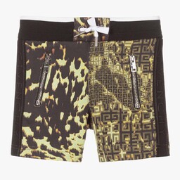 Givenchy-Зеленые шорты камуфляжной расцветки для малышей | Childrensalon Outlet