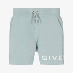 Givenchy-Baby Boys Sage Green Shorts | Childrensalon Outlet