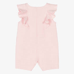 Givenchy-Baby Girls Pink 4G Ruffle Shortie | Childrensalon Outlet