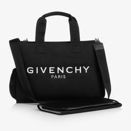 Givenchy-Черная пеленальная сумка 4G (40см) | Childrensalon Outlet