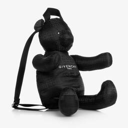 Givenchy-Black 4G Teddy Bear Backpack (44cm) | Childrensalon Outlet