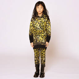 Givenchy-Black Animal Print Trousers | Childrensalon Outlet