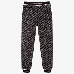 Givenchy-Black Chain Logo Joggers | Childrensalon Outlet