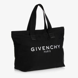 Givenchy-Черная пеленальная сумка-тоут (56см) | Childrensalon Outlet
