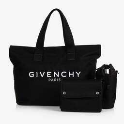Givenchy-Черная пеленальная сумка-тоут (56см) | Childrensalon Outlet