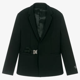 جيفنشي-جاكيت بلايزر 4G بعروة معدنية لون أسود للأولاد | Childrensalon Outlet