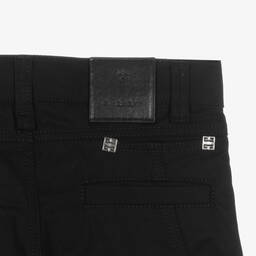 Givenchy-Boys Black 4G Cargo Trousers | Childrensalon Outlet