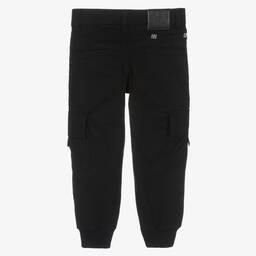 Givenchy-Boys Black 4G Cargo Trousers | Childrensalon Outlet