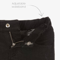 Givenchy-Черные шорты из хлопкового джерси | Childrensalon Outlet