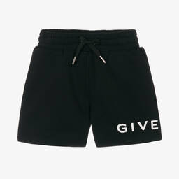 Givenchy Short noir en coton gar on