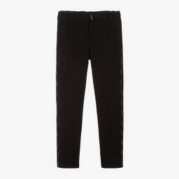 Givenchy-Boys Black Milano Jersey Trousers | Childrensalon Outlet