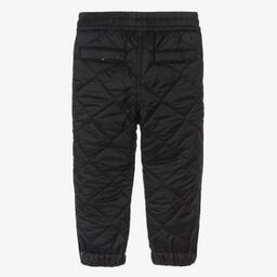 Givenchy-Boys Black Quilted Joggers | Childrensalon Outlet