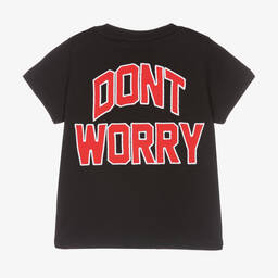 Givenchy-Boys Black & Red Varsity T-Shirt | Childrensalon Outlet