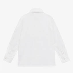 Givenchy-Boys Classic White Poplin Shirt | Childrensalon Outlet