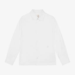 Givenchy-Boys Classic White Woven Shirt | Childrensalon Outlet