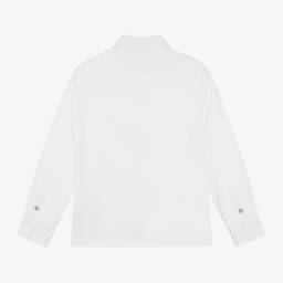 Givenchy-Boys Classic White Woven Shirt | Childrensalon Outlet