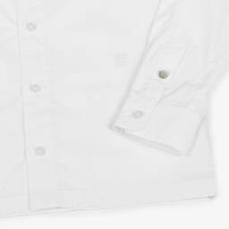 Givenchy-Boys Classic White Woven Shirt | Childrensalon Outlet