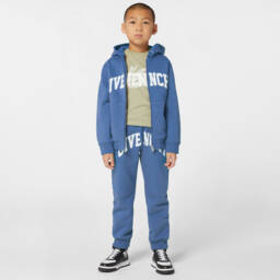 Givenchy-Boys Cotton Blue Trousers | Childrensalon Outlet