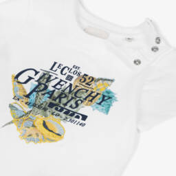 Givenchy-Boys Crisp Cotton Logo Tee | Childrensalon Outlet