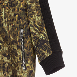 Givenchy-Зеленая худи с животным принтом для мальчиков | Childrensalon Outlet