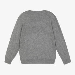 Givenchy-Серый свитер из шерсти и кашемира | Childrensalon Outlet