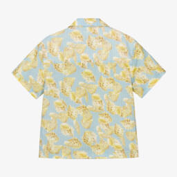 Givenchy-Рубашка из морского синего шёлка для мальчиков | Childrensalon Outlet