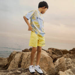 Givenchy-تيشيرت أزرق محيطي للأولاد | Childrensalon Outlet