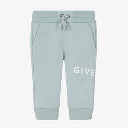 Givenchy-Boys Sage Green Joggers | Childrensalon Outlet