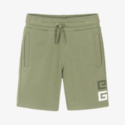 Givenchy-Boys Verdant Cotton Blend Shorts | Childrensalon Outlet