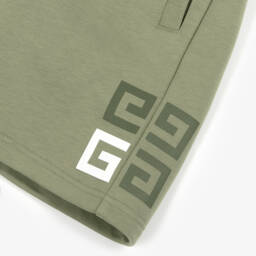 Givenchy-Boys Verdant Cotton Blend Shorts | Childrensalon Outlet