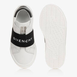 Givenchy-Белые кожаные кроссовки 4G | Childrensalon Outlet