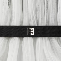 Givenchy-Elegant Girls Tulle Ruffle Dress | Childrensalon Outlet