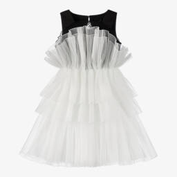Givenchy-Elegant Girls Tulle Ruffle Dress | Childrensalon Outlet
