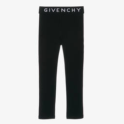 Givenchy-Черные хлопковые легинсы | Childrensalon Outlet