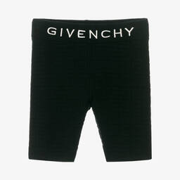 Givenchy-Черные вязаные велосипедные шорты | Childrensalon Outlet