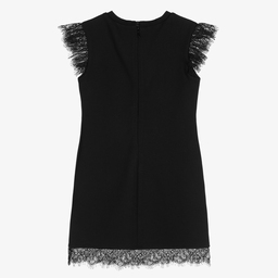 Givenchy-Черное трикотажное платье для девочек | Childrensalon Outlet
