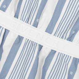Givenchy-Girls Linen Blend Striped Sundress | Childrensalon Outlet