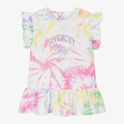 Givenchy-Girls Multicoloured Cotton Dress | Childrensalon Outlet