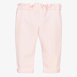 Givenchy-جوغرز أطفال بناتي قطن جيرسي لون زهري باهت | Childrensalon Outlet